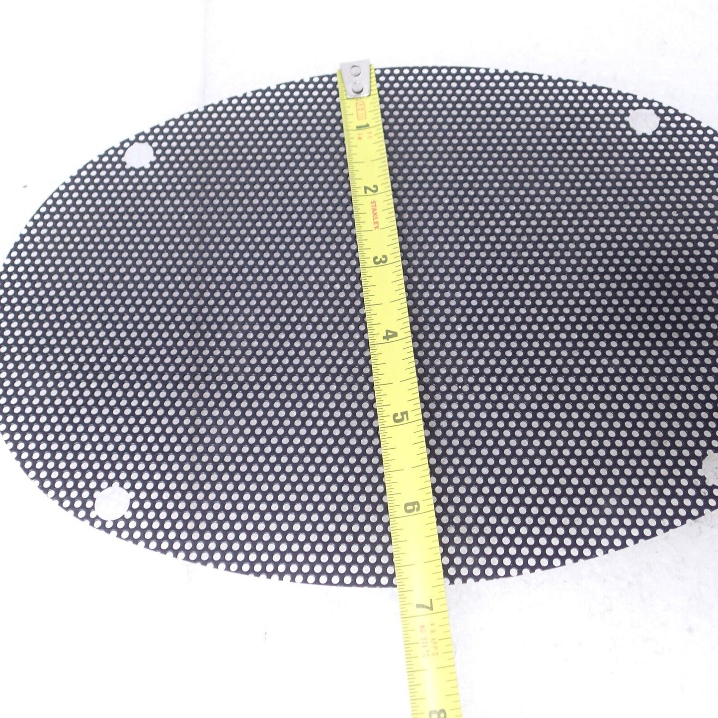 2PCS 10"x6" Motorcycle Speaker Covers Steel Mesh Grill Harley Audio OVAL