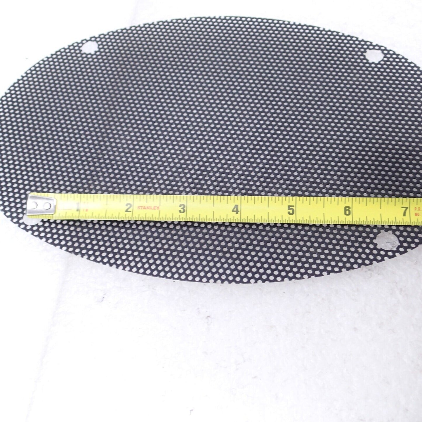 2PCS 10"x6" Motorcycle Speaker Covers Steel Mesh Grill Harley Audio OVAL