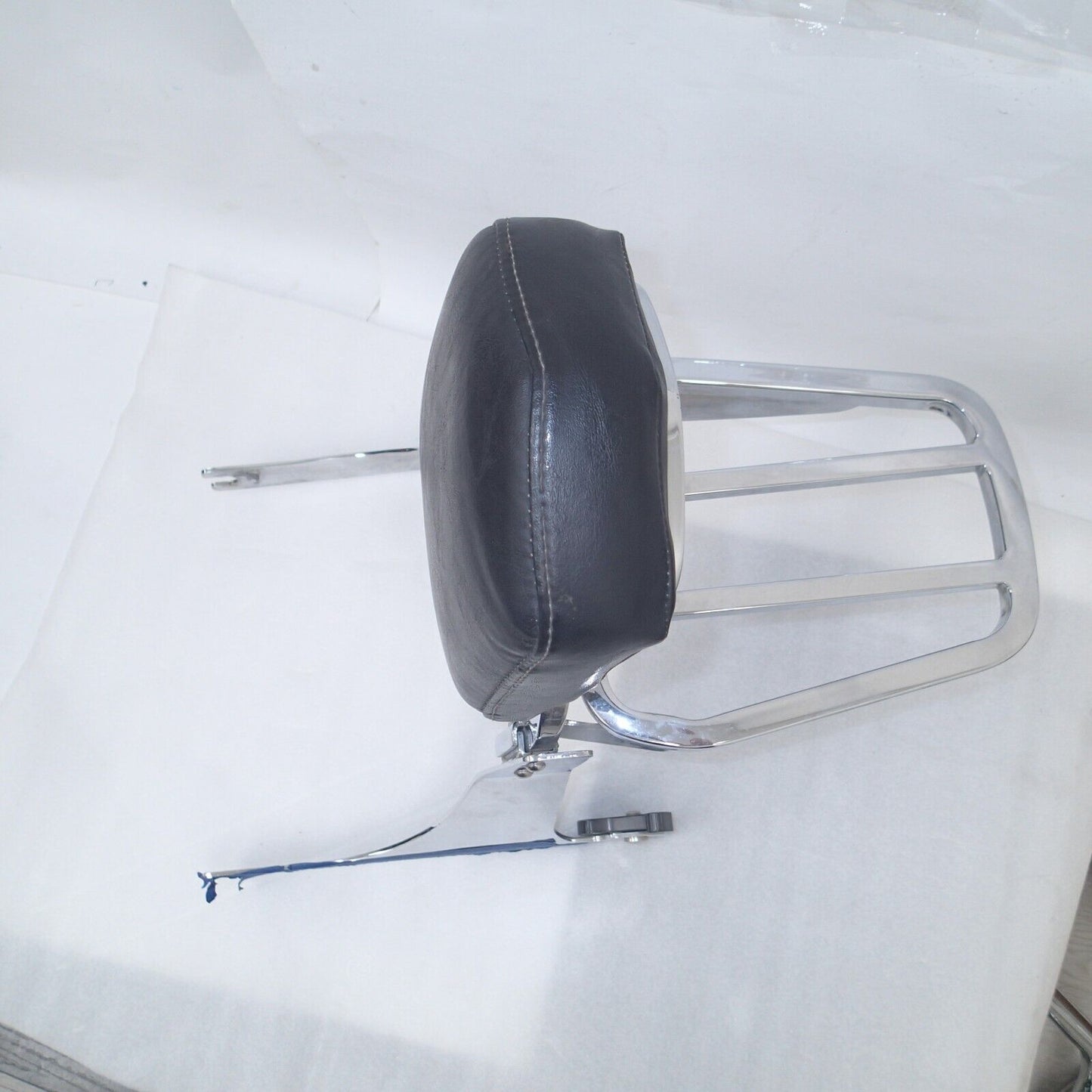 Harley Dyna Detach Sissy Bar Backrest Pad Luggage Rack 2006-2017