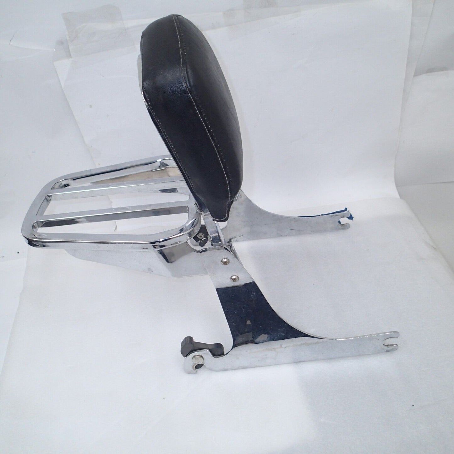 Harley Dyna Detach Sissy Bar Backrest Pad Luggage Rack 2006-2017