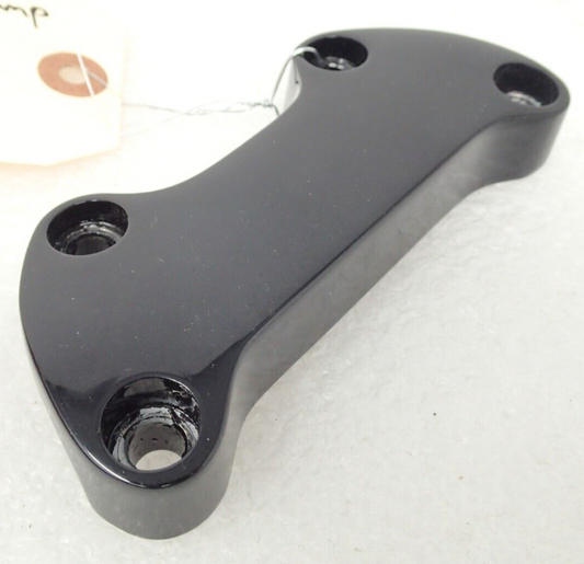 BLACK HANDLEBAR TOP CLAMP FOR HARLEY DAVIDSON MODEL 1" inch