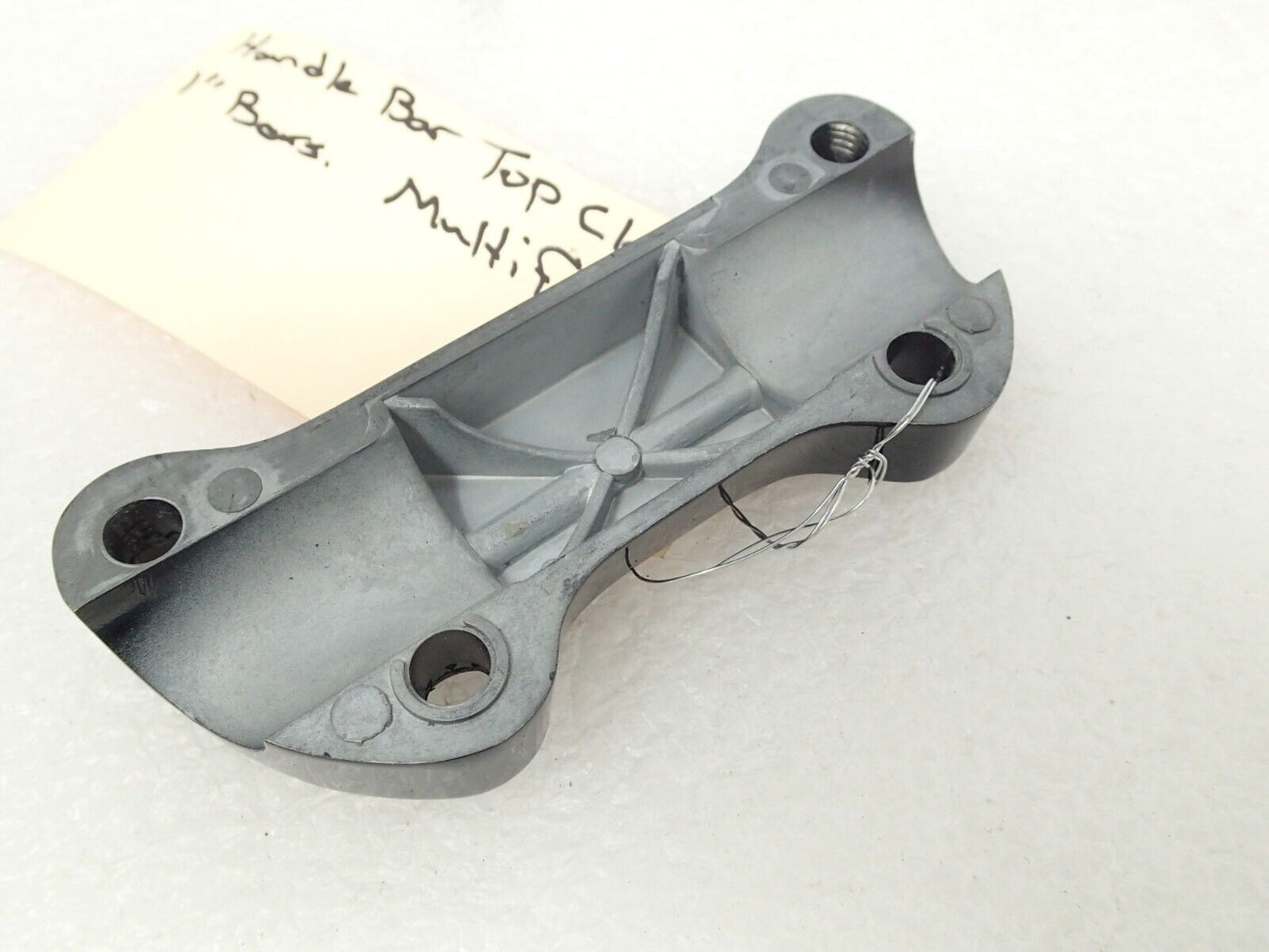 BLACK HANDLEBAR TOP CLAMP FOR HARLEY DAVIDSON MODEL 1" inch