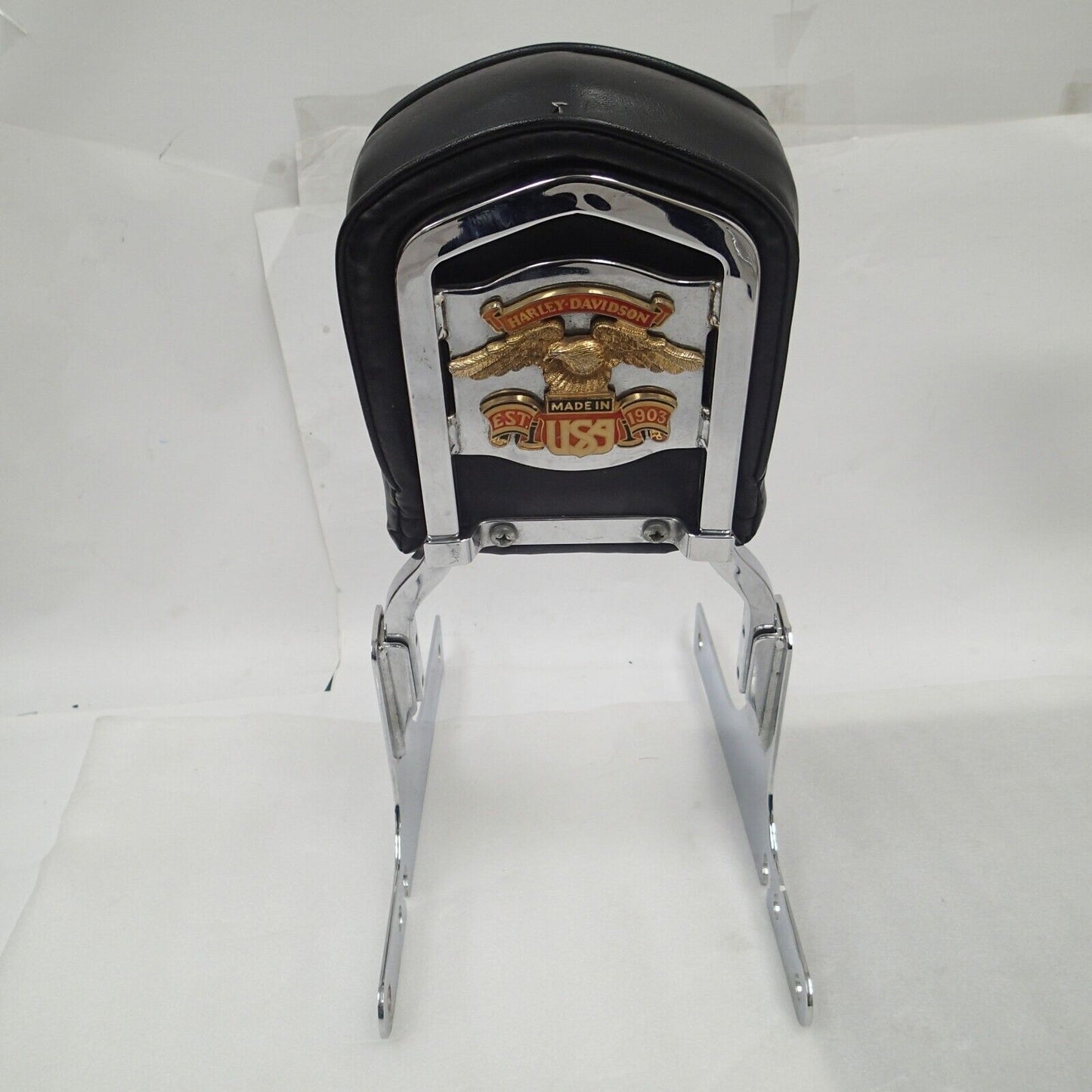 Harley Sportster Rigid Mount Sissy Bar Passenger Backrest Pad 53925-04 SEE PHOTO