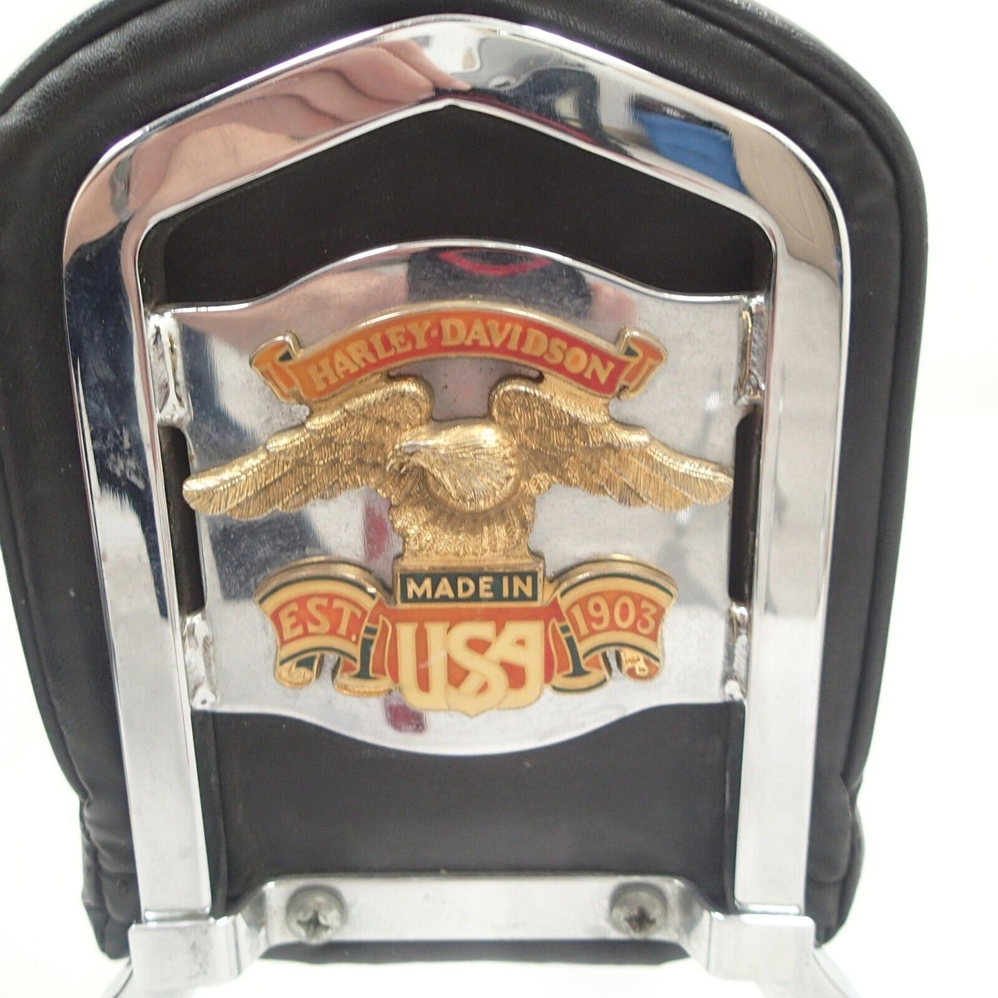 Harley Sportster Rigid Mount Sissy Bar Passenger Backrest Pad 53925-04 SEE PHOTO