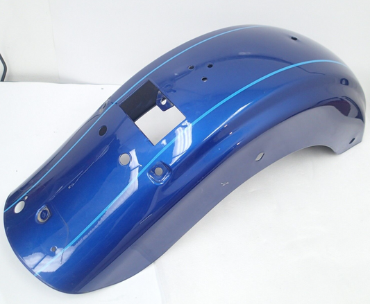 2010 Harley Touring FLHTCU Electra Glide Rear Fender Flame Blue Pearl 59579-09CW
