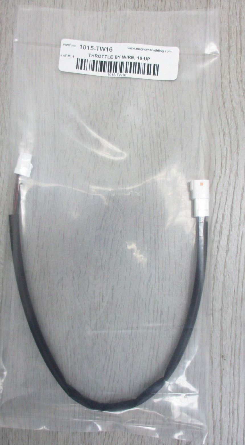 MAGNUM 487931 Black Pearl Control Cable Kit 0662-0288 "17-"19 Road King EFI FLHR