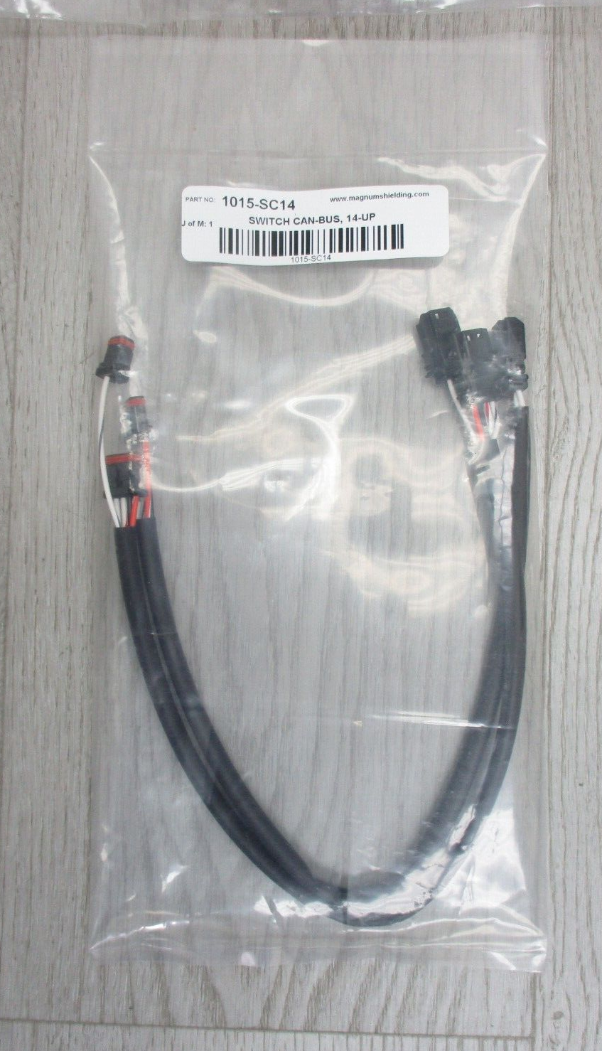 MAGNUM 487931 Black Pearl Control Cable Kit 0662-0288 "17-"19 Road King EFI FLHR
