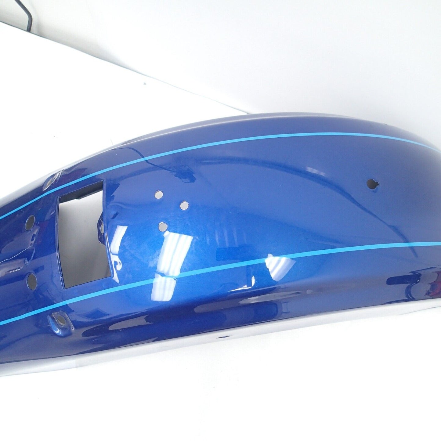 2010 Harley Touring FLHTCU Electra Glide Rear Fender Flame Blue Pearl 59579-09CW