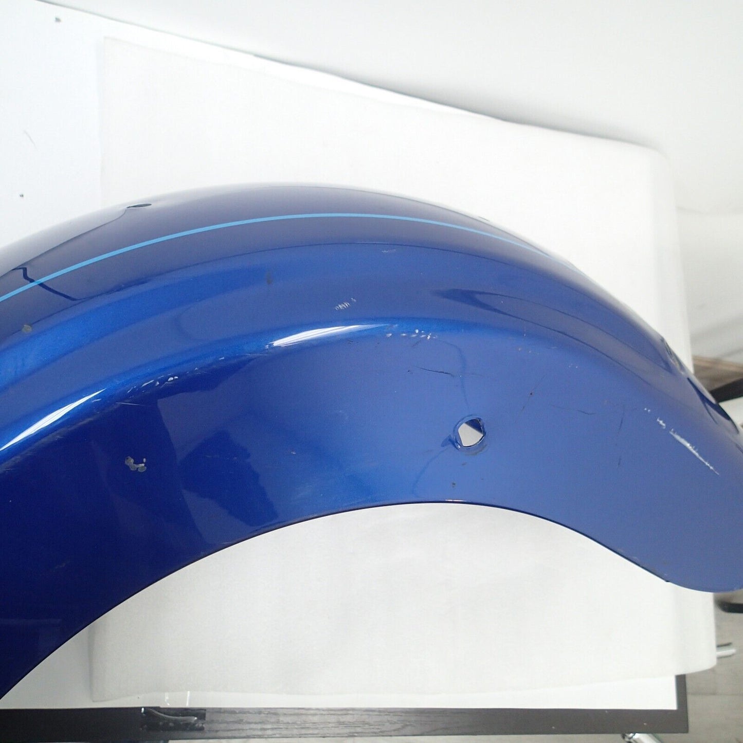 2010 Harley Touring FLHTCU Electra Glide Rear Fender Flame Blue Pearl 59579-09CW