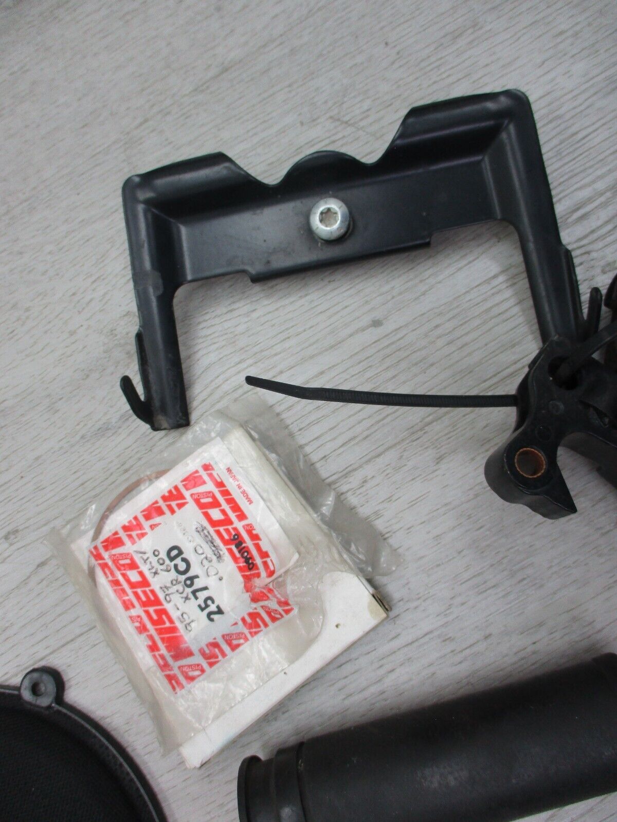 Misc. Parts Lot Harley Speaker mesh / Clutch LEVER grip mount