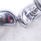 Arlen Ness Micro Die-Cast Upswept Mirror, Right, Left Chrome (13-049)