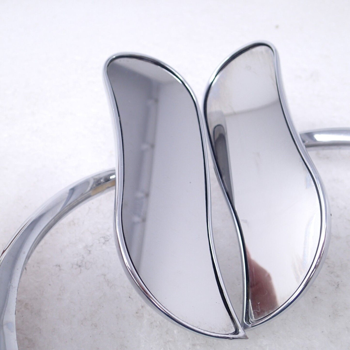 Arlen Ness Micro Die-Cast Upswept Mirror, Right, Left Chrome (13-049)