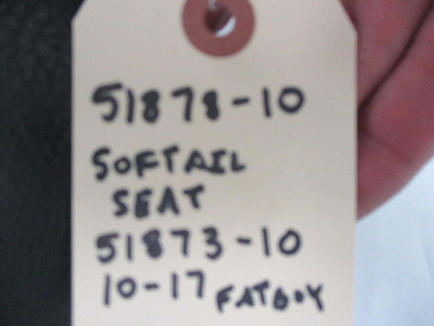 HARLEY DAVIDSON GENUINE SOFTAIL FAT BOY SOLO SEAT 51878-10