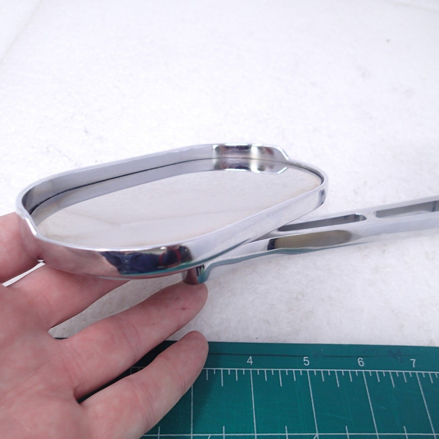 Kuryakyn 1428 Chrome Magnum Small Flat Glass Mirror LEFT SIDE ONLY - USED