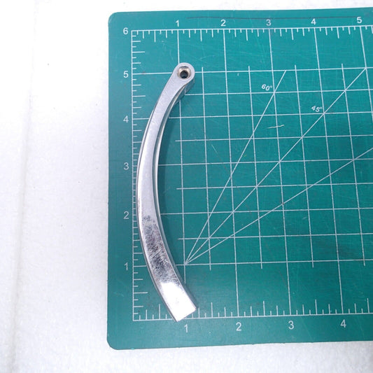 Curved Solid Style Billet Mirror Stem for Harley Davidson by V-Twin 5inch SINGLE
