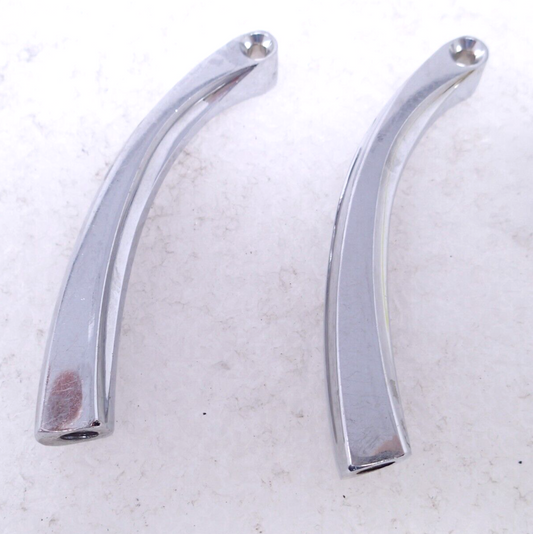 Curved Solid Style Billet Mirror Stem for Harley Davidson by V-Twin