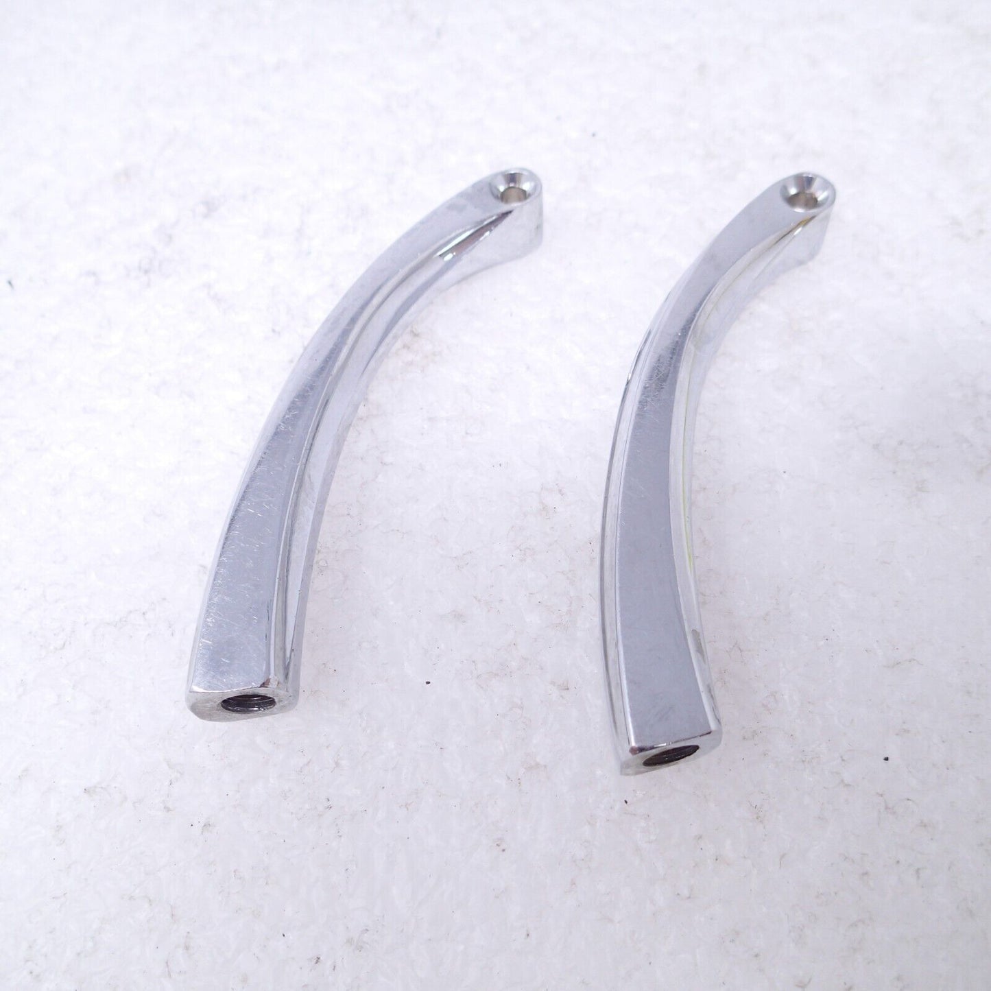Curved Solid Style Billet Mirror Stem for Harley Davidson by V-Twin