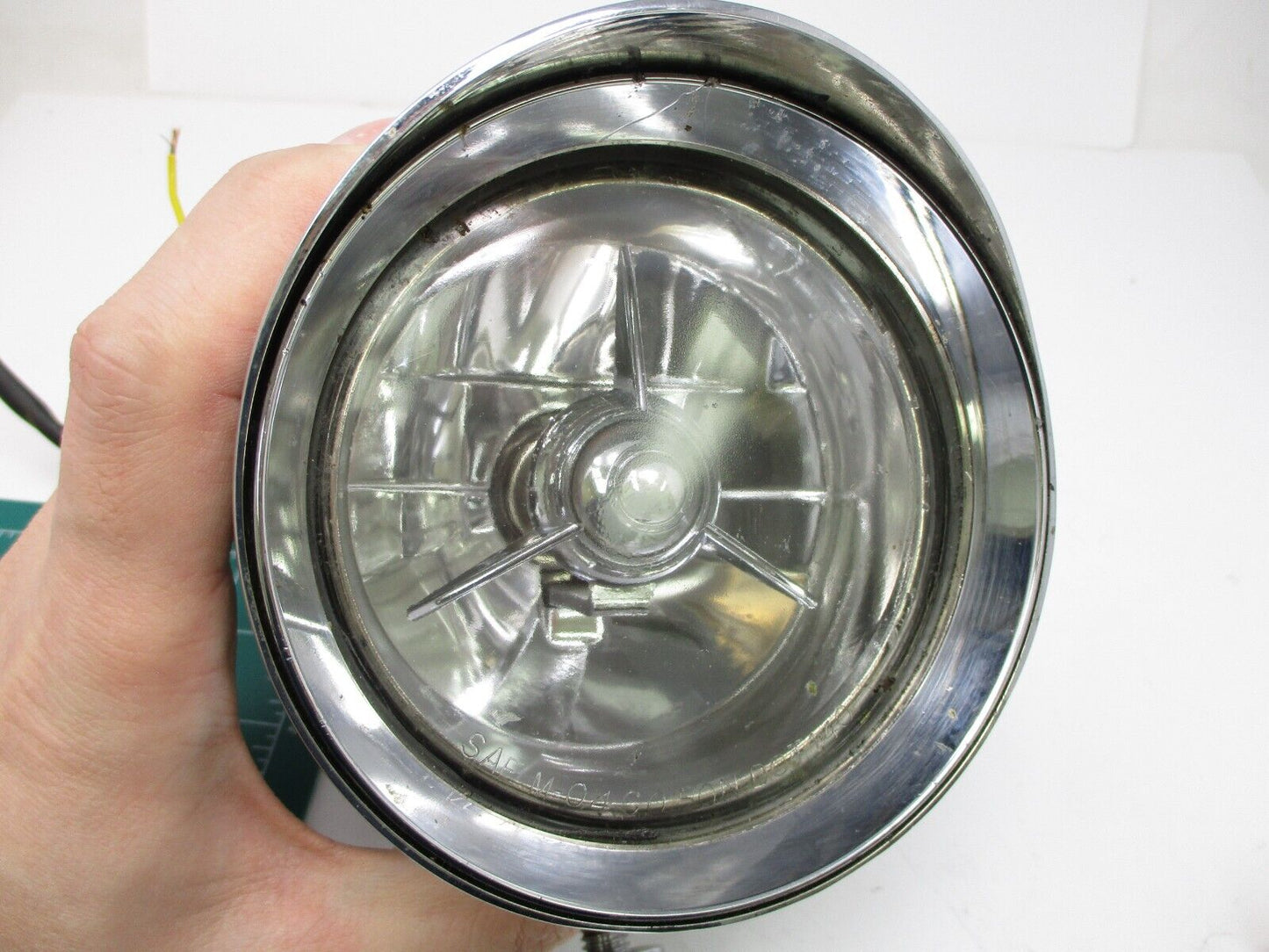 4" Chrome High Low Visor Bullet Headlight Lamp For Harley Bobber Chopper Custom