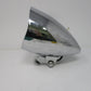4" Chrome High Low Visor Bullet Headlight Lamp For Harley Bobber Chopper Custom