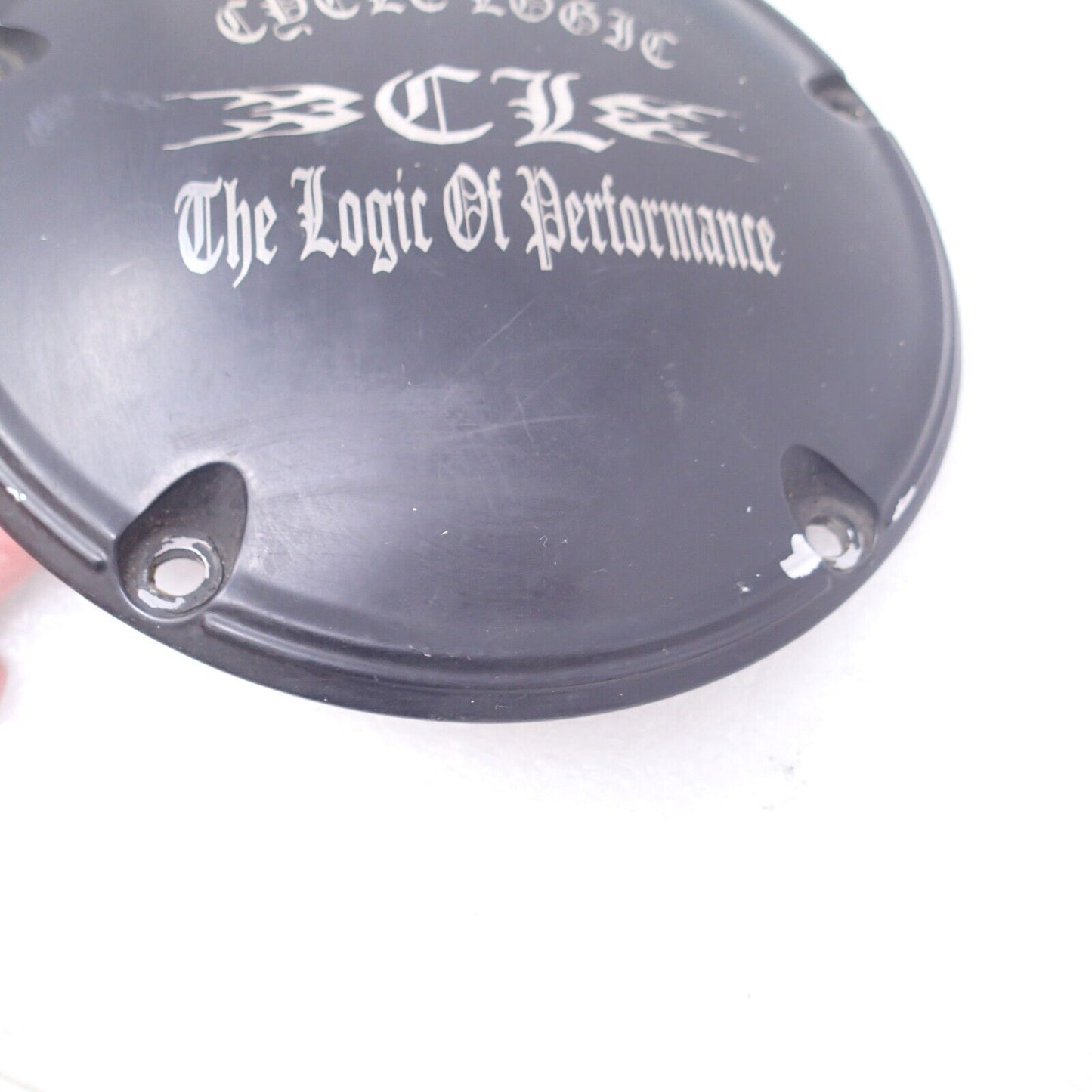 USED HARLEY STAGE DERBY COVER CUSTOM ENGRAVED
