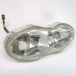Universal Twin Motorcycle Double Oval Headlight Bulb H3 For Harley