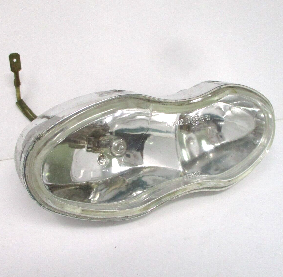 Universal Twin Motorcycle Double Oval Headlight Bulb H3 For Harley