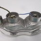 Universal Twin Motorcycle Double Oval Headlight Bulb H3 For Harley