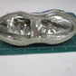 Universal Twin Motorcycle Double Oval Headlight Bulb H3 For Harley