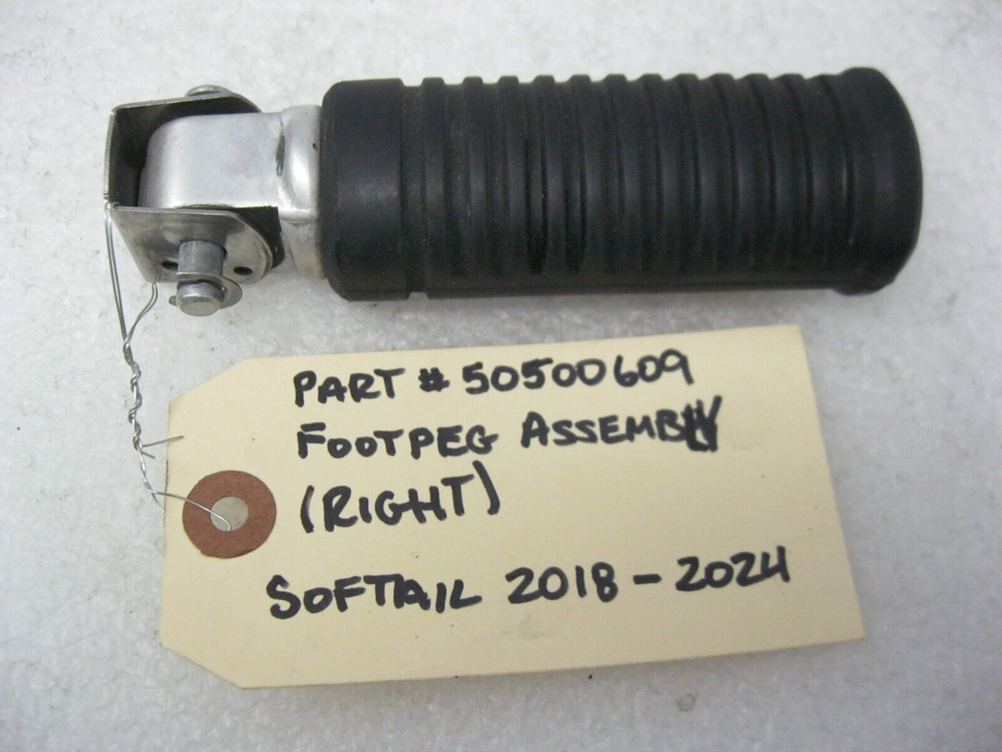 Harley-Davidson OEM 18-24 Softail Right Passenger Footpeg Assy. 50500609