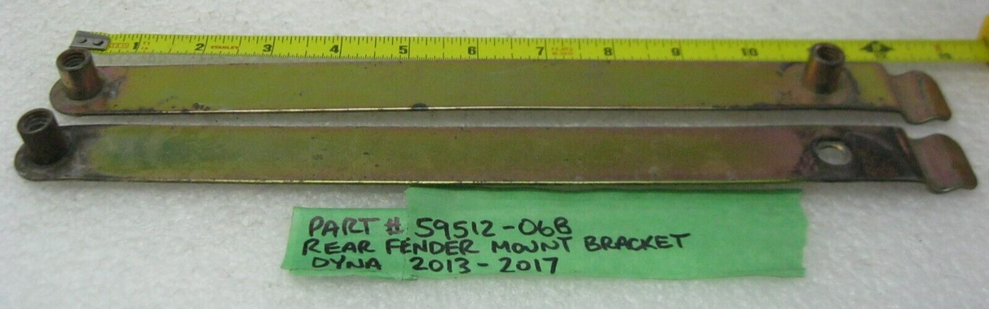 Harley-Davidson OEM  13-17 Dyna Rear Fender Mount Brackets (PAIR) 59512-06B