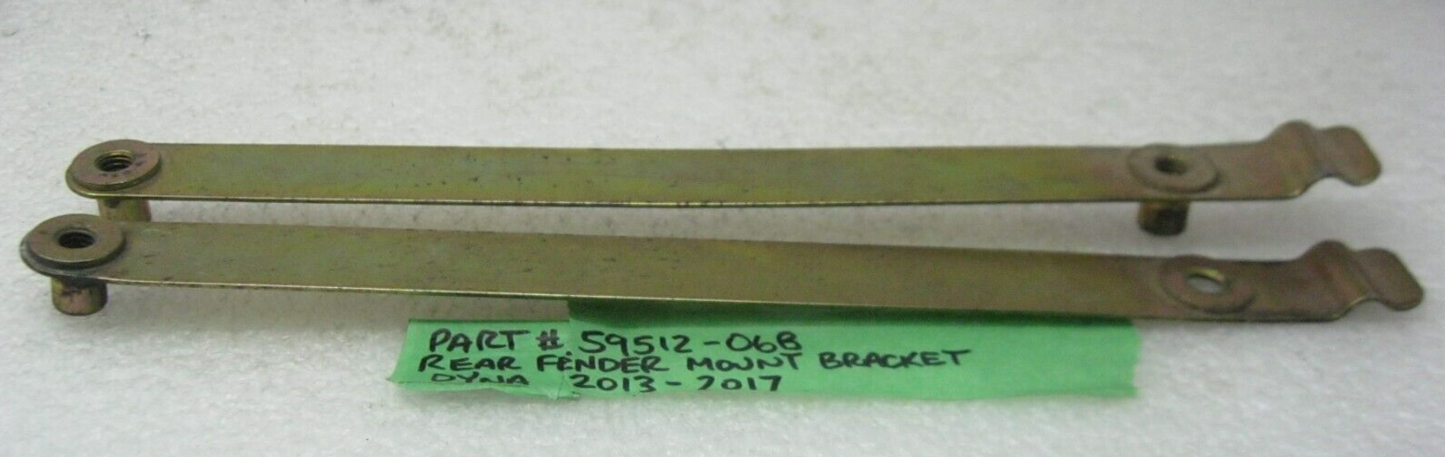 Harley-Davidson OEM  13-17 Dyna Rear Fender Mount Brackets (PAIR) 59512-06B