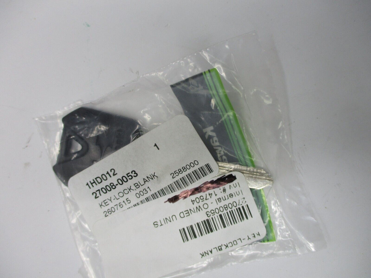 NEW 2008 - 2017 GENUINE KAWASAKI NINJA 250R / 300 FACTORY KEY BLACK 27008-0053