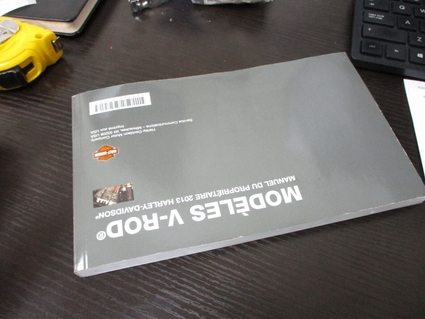 Harley-Davidson V-Rod Models 2013 Owner's Manual French ONLY 99736-13