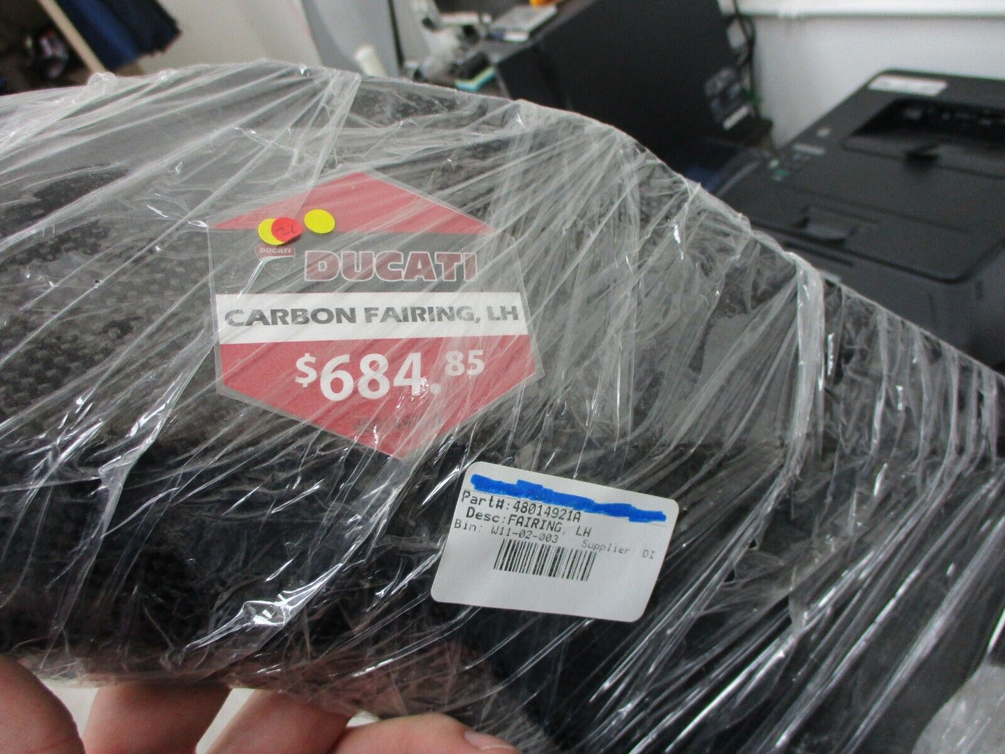 LEFT CARBON FAIRING DUCATI MULTISTRADA 1200 S SPORT - 48014921A (LH)
