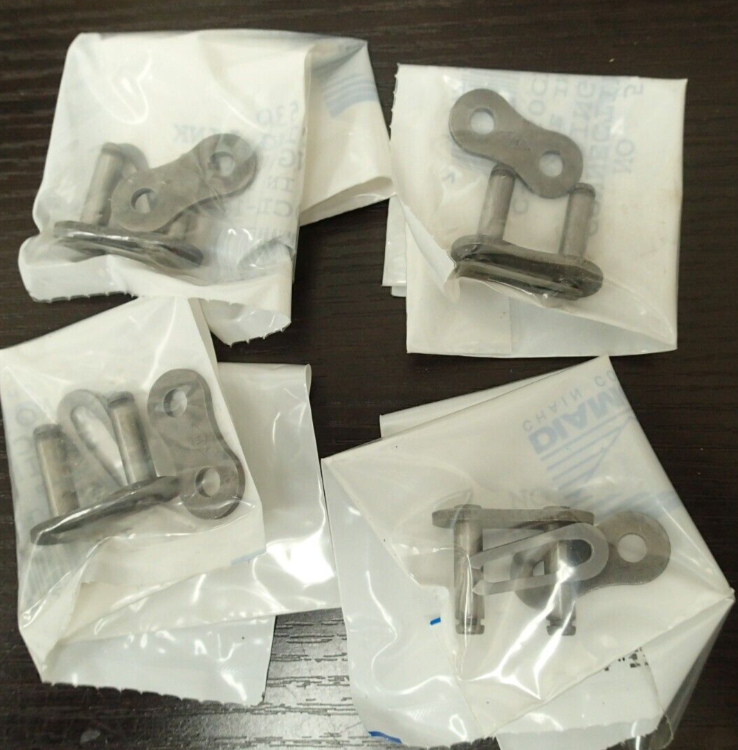 Set of 4 DIAMOND CO. #530 Chain MasterLink Motorcycle ATV UTV CUV C-4550CL-16-P