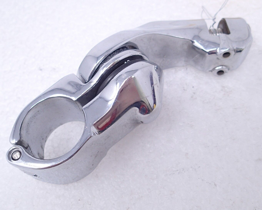 Motorcycle 1-1/4"  Engine Crash Bar Highway Foot Peg Mount Clamp for Harley