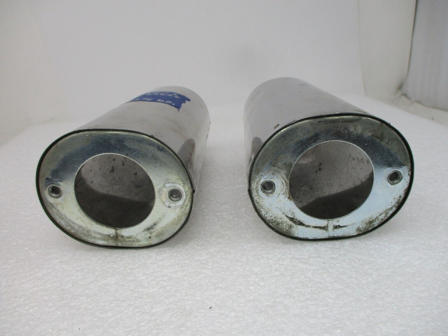 1230 05 HARLEY-DAVIDSON ROAD KING STAINLESS STEEL FORK COVER SLIDER COW BELL
