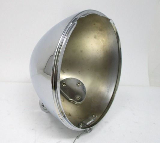 HARLEY 06-17 DYNA 5-3/4' top mount headlamp shell bucket gloss chrome
