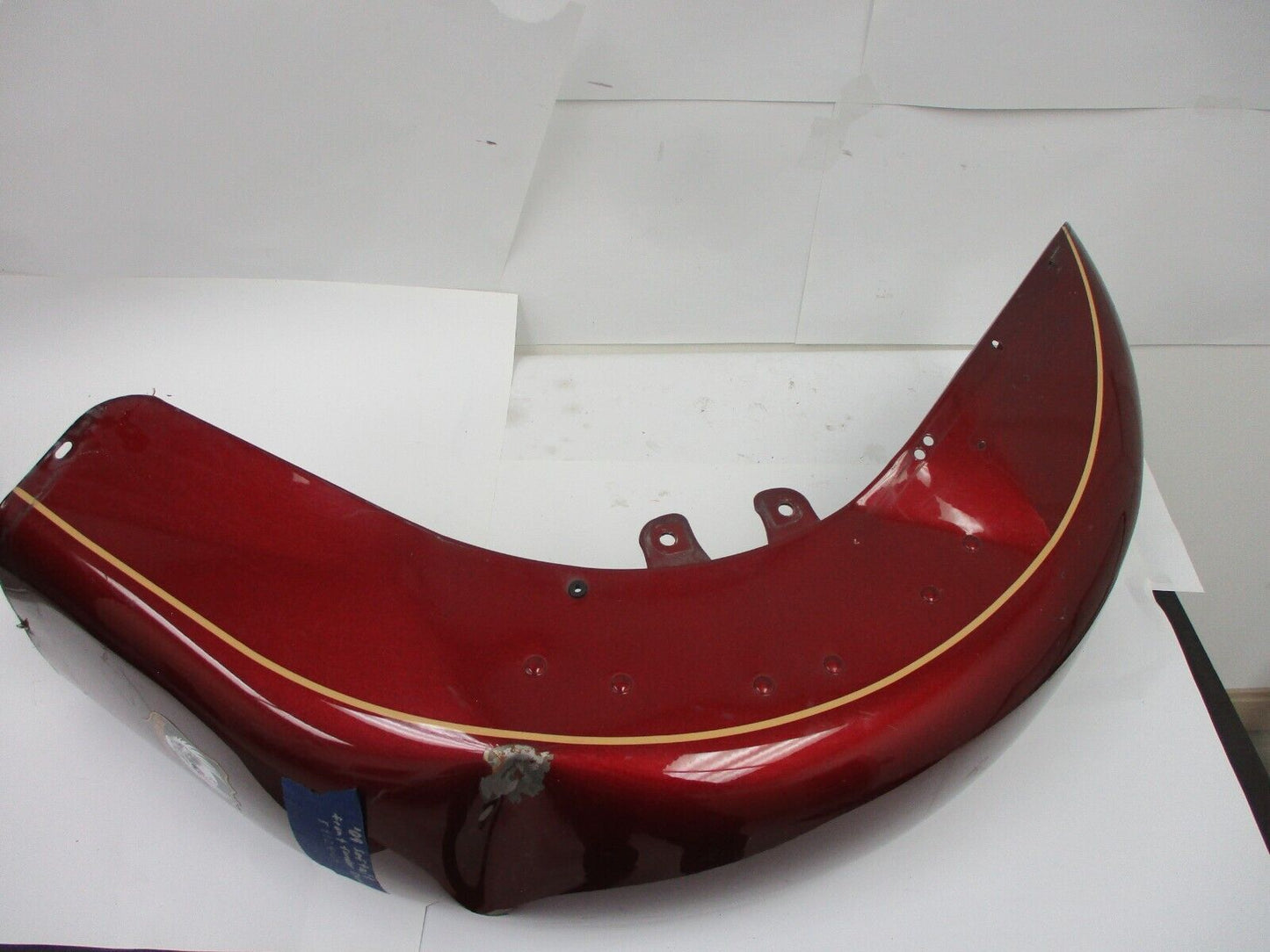 09 Harley-Davidson Softail Heritage FLSTC FRONT FENDER DAMAGED REPAIR 59129-09