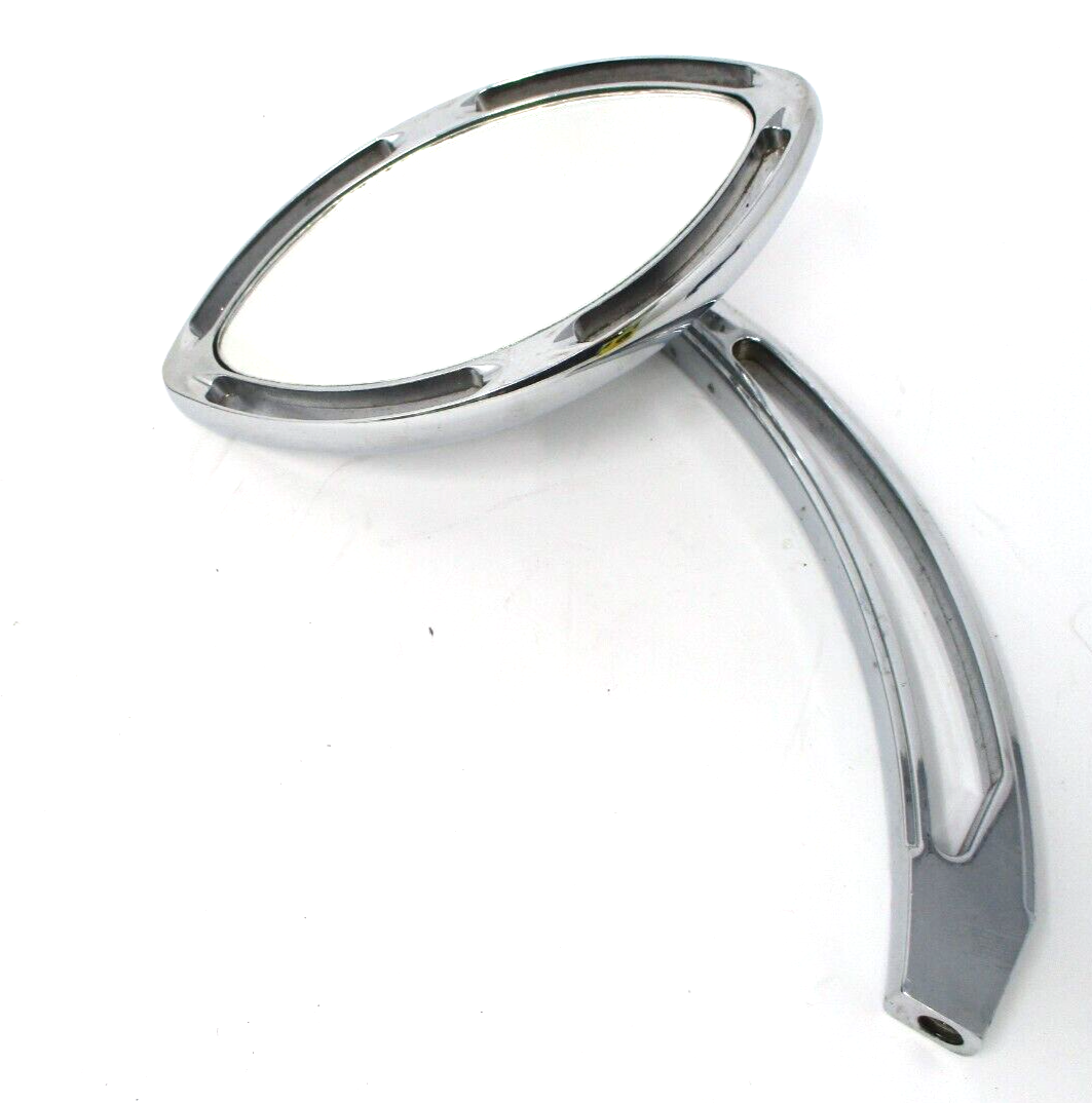 After Market Mirror oval shape left Side fits Harley Davidson  Slotted Stem