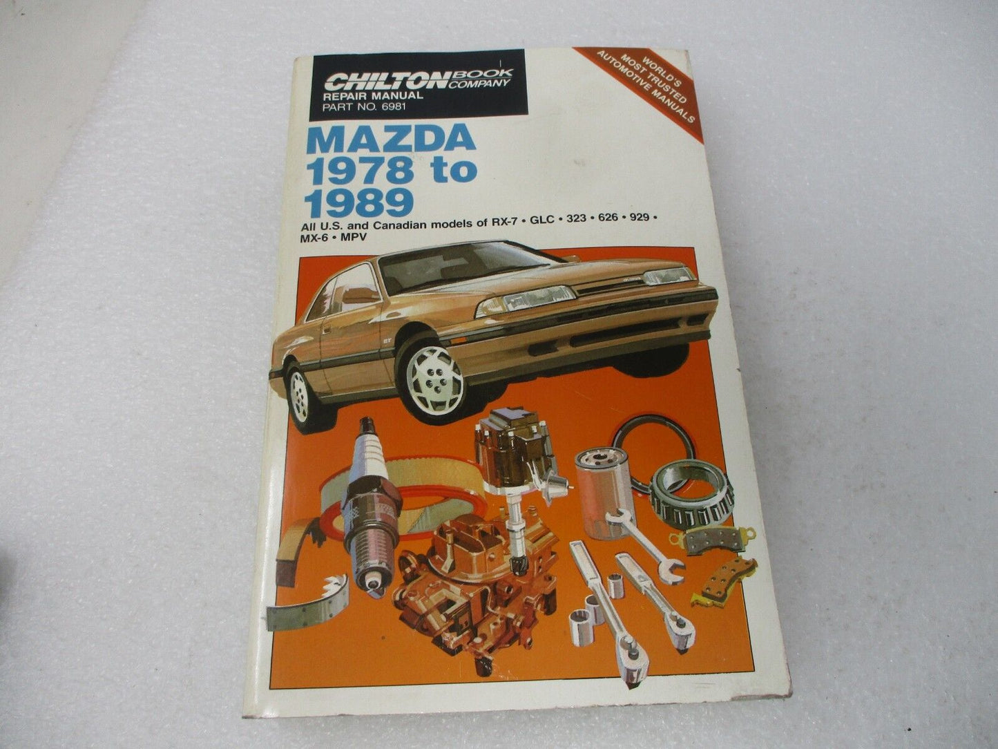 Chilton Book Repair Manual Honda 1973 to 1988 Part No. 6980 US Canadian