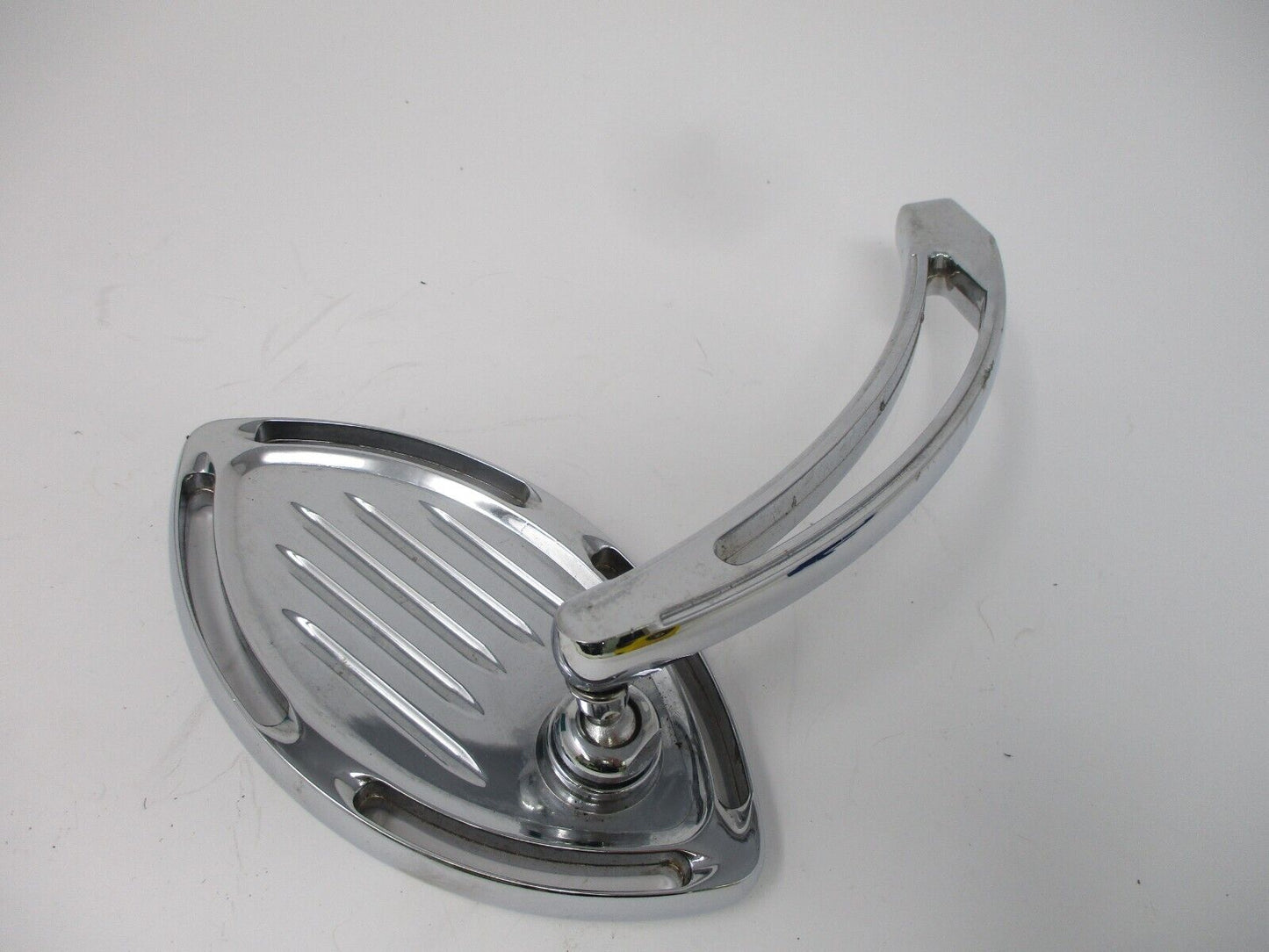 After Market Mirror oval shape left Side fits Harley Davidson  Slotted Stem