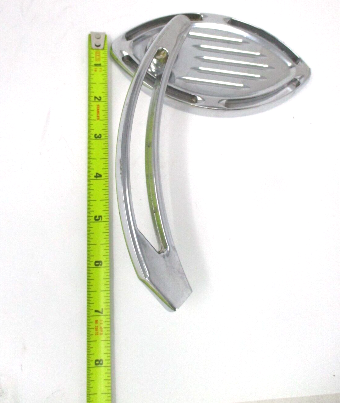 After Market Mirror oval shape left Side fits Harley Davidson  Slotted Stem