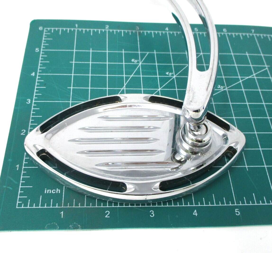 After Market Mirror oval shape left Side fits Harley Davidson  Slotted Stem