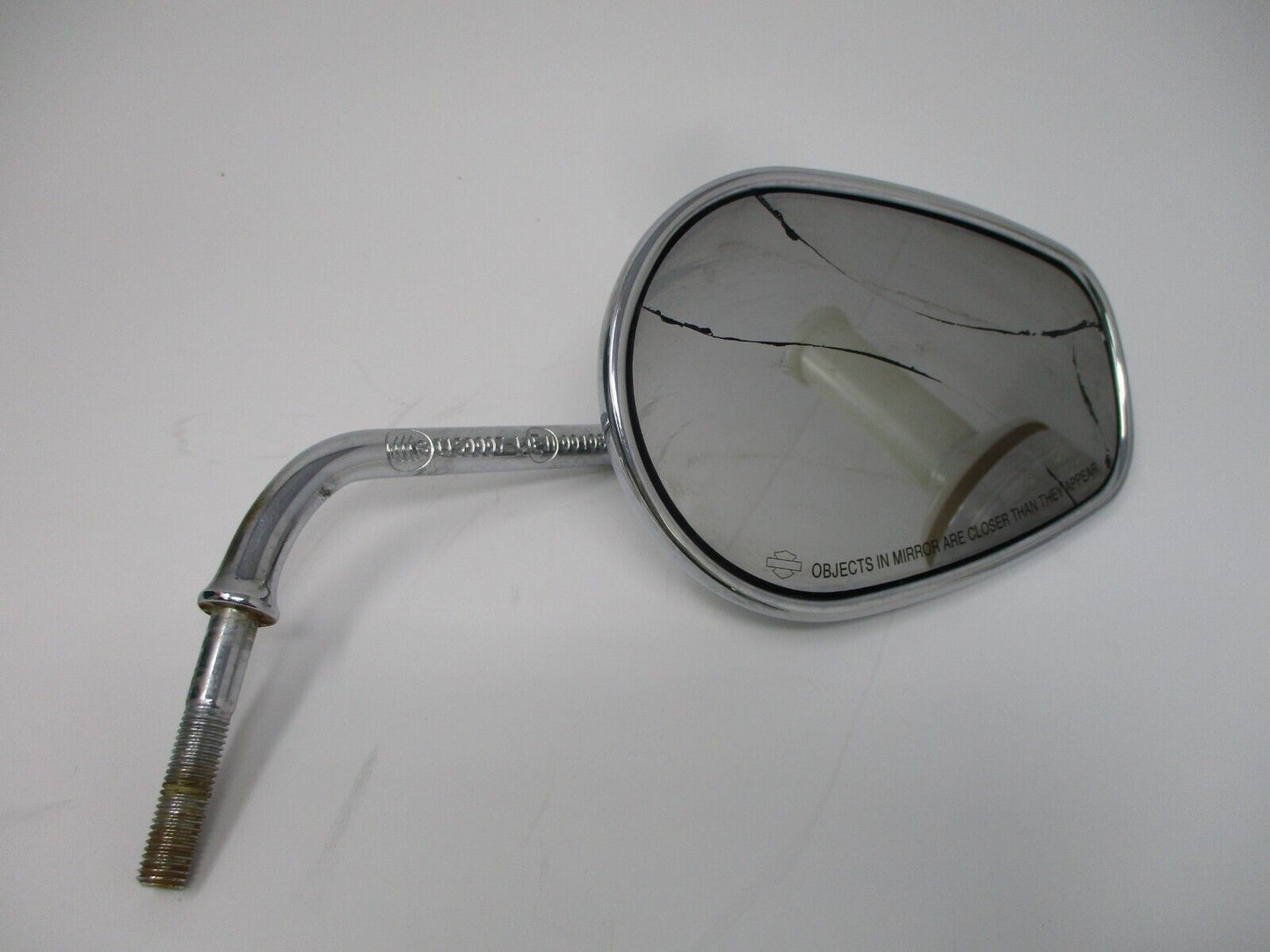 Harley-Davidson Motorcycle Chrome Right Side Mirror 91840-03B CRACK mirror