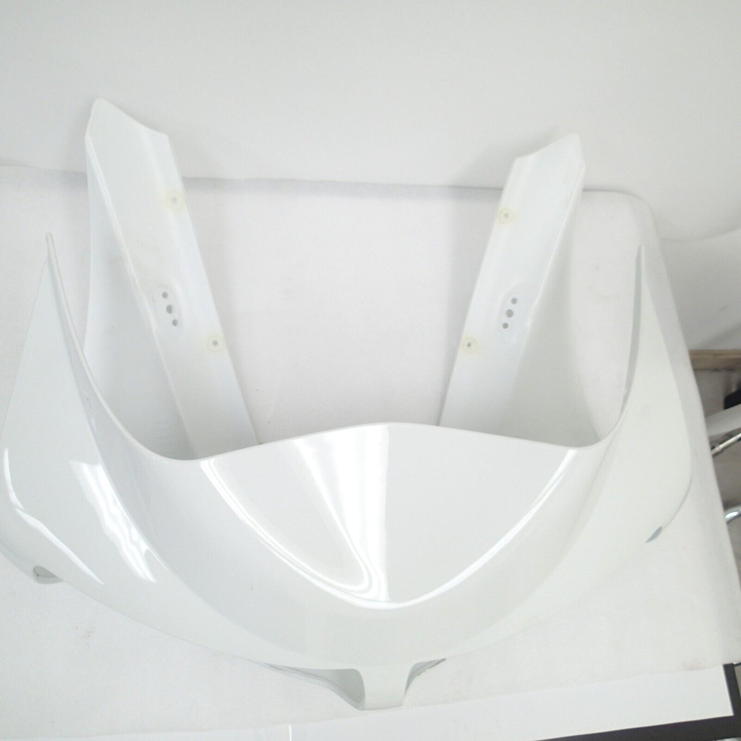 OEM USED 2008-2010 BUELL 1125R FRONT FAIRING KIT ARCTIC WHITE M1621.2AMMAW