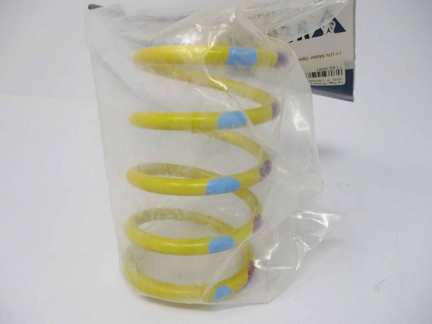 Spring Primary Snow P-Drive 165-350 Yellow w/purple and blue stripe 210604-001