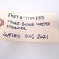 PART #41700233 FRONT BRAKE MASTER CYLINDER SOFTAIL 2015-2024