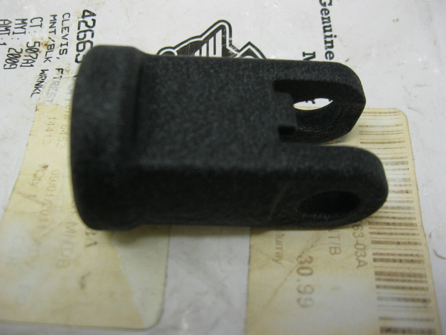 Harley-Davidson OEM 10-17 Black Wrinkle Dyna Footrest Mount Clevis 42663-03A