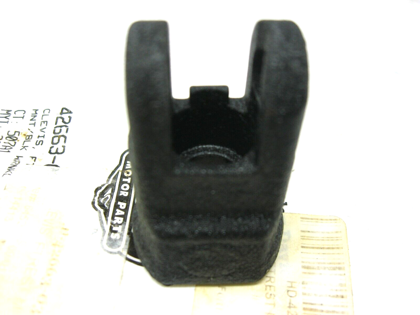 Harley-Davidson OEM 10-17 Black Wrinkle Dyna Footrest Mount Clevis 42663-03A